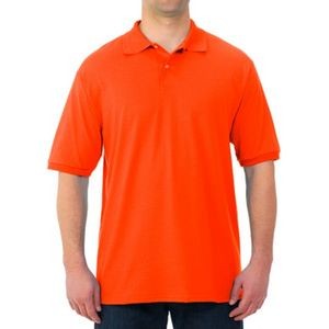 Jerzees Irregular Polo Shirts - Orange, XL (Case of 12)