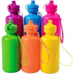 Water Bottles - Assorted Neon Colors (Case of 8)