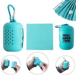 Instant Dry Cooling Towel With Pouch
