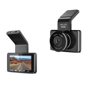 Minolta® HD Swivel Lens Driver Assist Dashcam