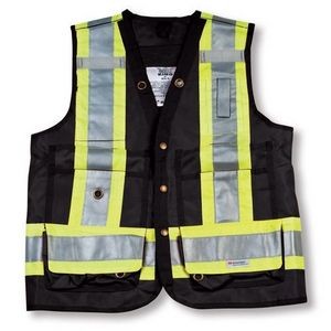 100% Polyester Black Surveyor Vest