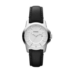 Classic Casual Black Leather Ladies Watch