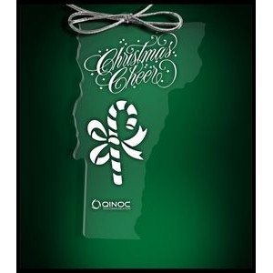 Vermont Budget Ornament in Clear Acrylic