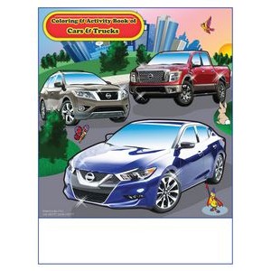 Nissan Imprintable Coloring and Activity Book