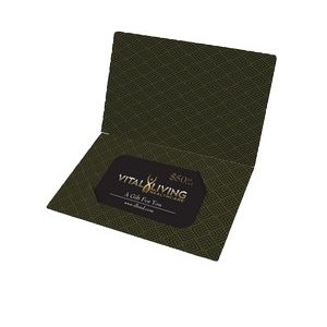 6" x 9" - Custom Gift Card Holders -14pt Cardstock + UV Coating