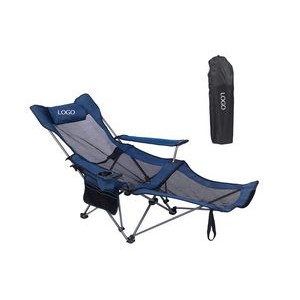 Camping Chair with Footrest Folding