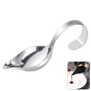 Stand Handle Saucier Spoon With Spout