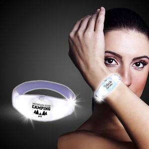 White LED Stretchy Bangle Bracelet(Digi Print)