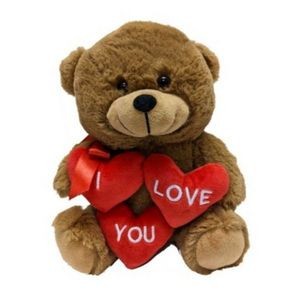 Teddy Bear Stuffed Animals - I Love You, 9 (Case of 12)