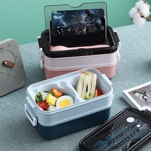 Double Plastic Lunch Box