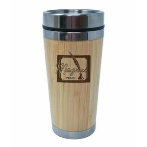 Storm 15 ounce Bamboo & Stainless Steel Tumbler (3-5 Days) NEW