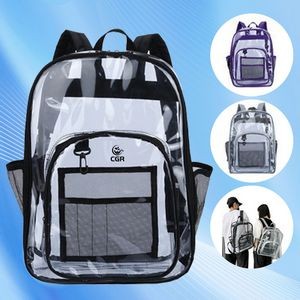 Transparent PVC School Companion Backpack