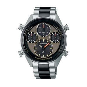 Seiko Prospex SFJ005 Solar Chronograph Diver Men's Watch - Grey