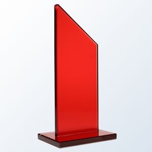 Honorary Sail Glass Award, Red, 8"H