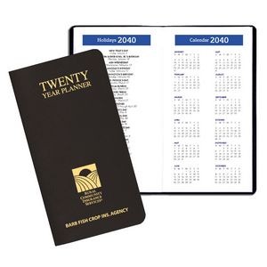 20 Year Reference Planner w/ Leatherette Cover