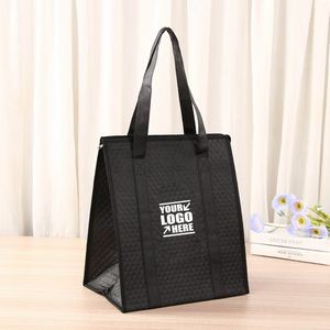 Heavy Duty Insulated Reusable Grocery Bag for Food Delivery