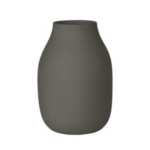 blomus Colora Steel Gray Porcelain Vase (6''x4'')