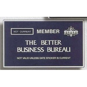 Membership Plaque (Up To 55 Sq in)