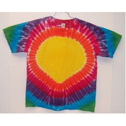 Sundog Gildan® Tear Drop Rainbow Tie Dye Short Sleeve T-Shirt