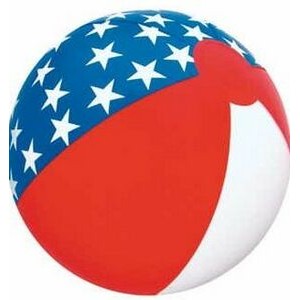 16" Inflatable Patriotic Beach Ball