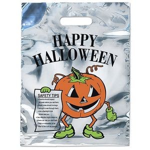 Pumpkin Sliver Reflective Halloween Bag 11"x15" (Flexo)