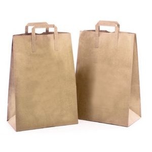 Natural Kraft Sack Bag w/Handle