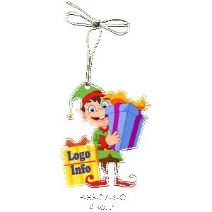 Elf Promotional Ornament (4 Square Inch)