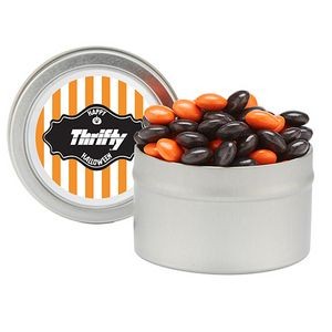 Candy Cauldron Tin w/ Halloween Chocolate Buttons