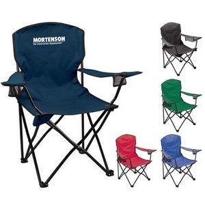 Beach Camping Chair with Double Cup Holders