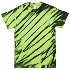 Black/Neon Green Laser Graffiti Short Sleeve T-Shirt