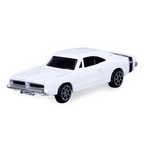 3" 1:64 Scale Diecast Metal 1969 Dodge® Charger-Orange Full Color Graphics (Both Doors)