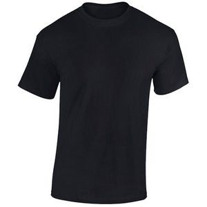 Irregular Short Sleeve T-Shirt - Black, Medium (Case of 12)