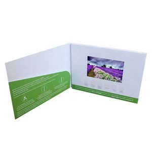 4" IPS A4 Standard Soft Cover Business Video Brochure Card
