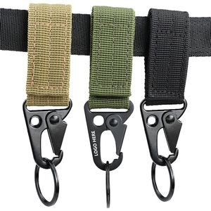 Tactical Band Belt With Carabiner Keychain