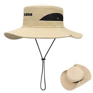Side Mesh Cowboy Fisherman Dual Style Bucket Hat