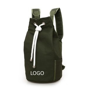 Canvas Drawstring Backpack
