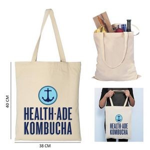 6oz (16in H x 15 in. W) Cotton Canvas Tote Bag 22 Handle