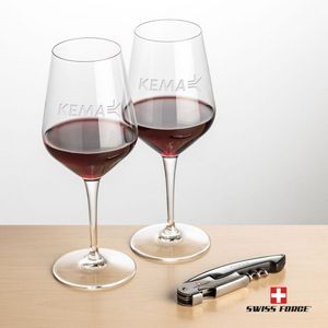 Swiss Force® Opener & 2 Germain Wine - Silver