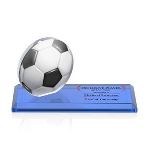 VividPrint™ Award - Northam Soccer/Sky Blue 3"x7"