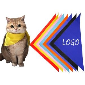 Full Color Large Pet Triangle Bandanna