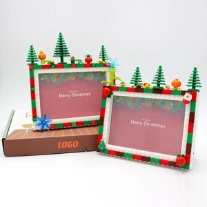 Holiday Calendar Punch Out DIY Building Block Picture Frame