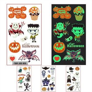 10 Sheets Kids Temporary Halloween Tattoo Stickers