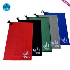 Embroidered 400GSM Premium Magnetic Microfiber Waffle Golf Towel