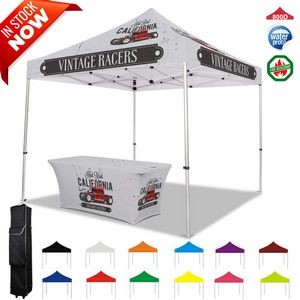 10x10ft Dye Sublimation Canopy tent & 6ft Stretch Table Cover