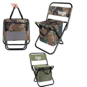 Portable Fishing Chair With Cooler Bag