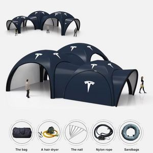 Triple 10ftx10ft Custom Inflatable Air Dome tent Combo