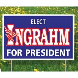 Stapled Fold Over Yard Sign (14" x 22")
