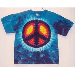 Sundog Peace Sign Tie Dyed T-Shirt