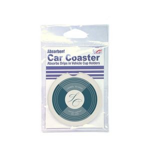 CoasterStone Absorbent Stone Car Coaster - Single (2 5/8")