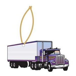 Diesel Truck Promotional Ornament w/ Black Back (2 Square Inch)